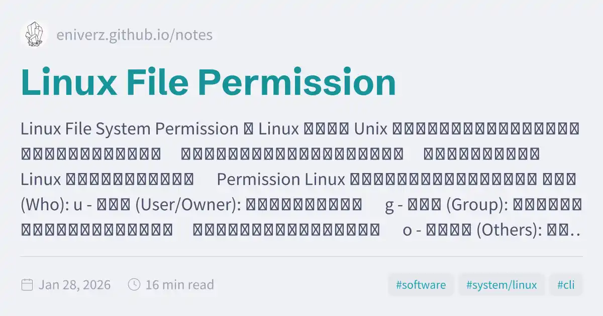 Linux File Permission